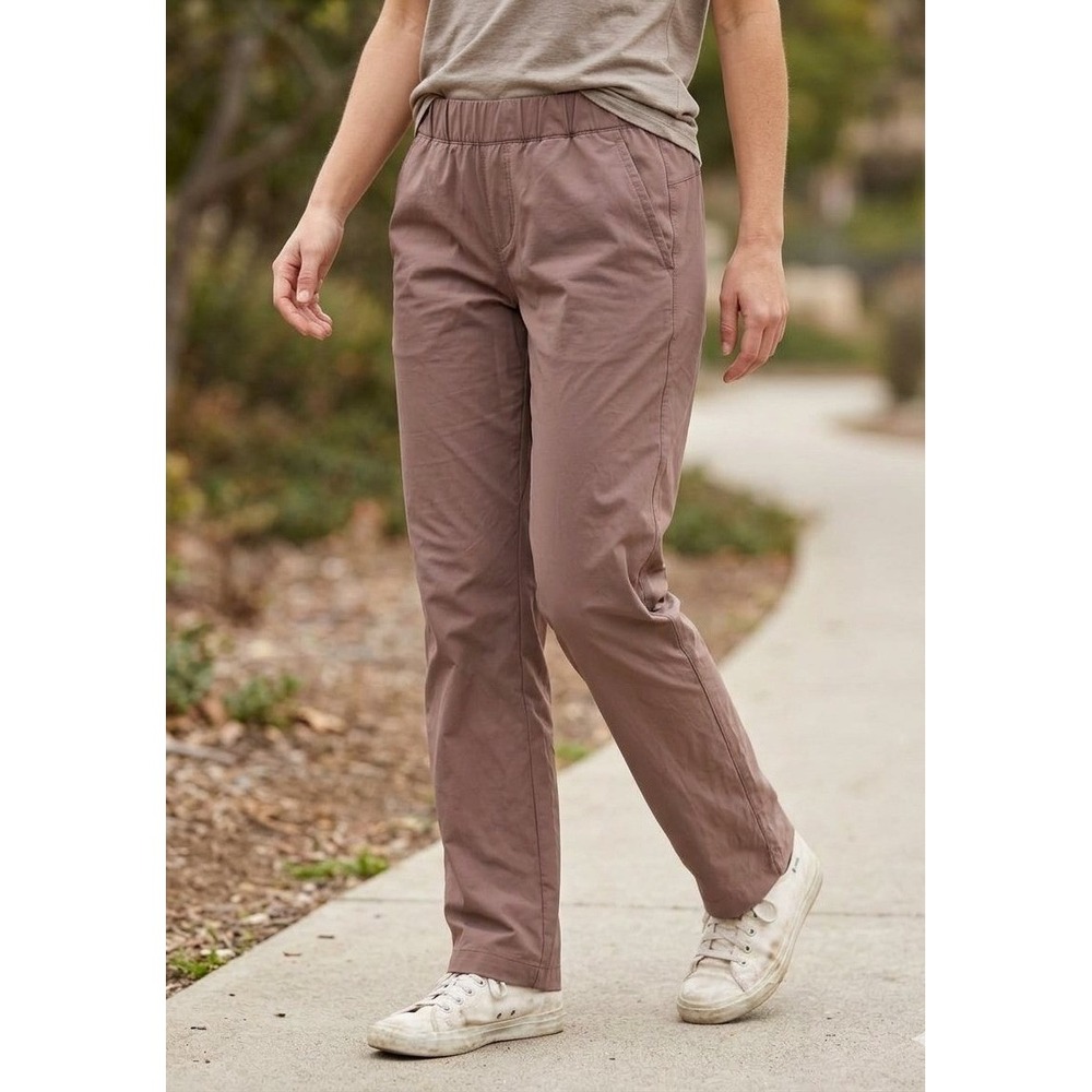 Vuori Miles Ankle Pants Womens M (29x25.5) Mauve Brown Elastic Waist Activewear
